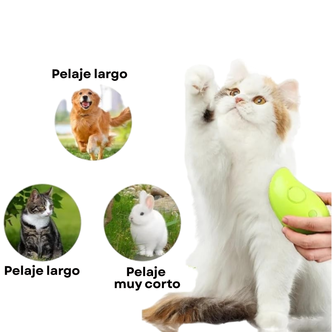 Cepillo de vapor para mascotas