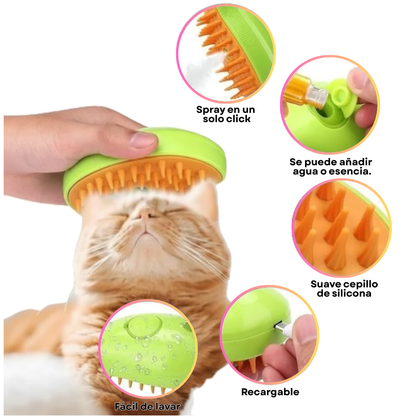 Cepillo de vapor para mascotas