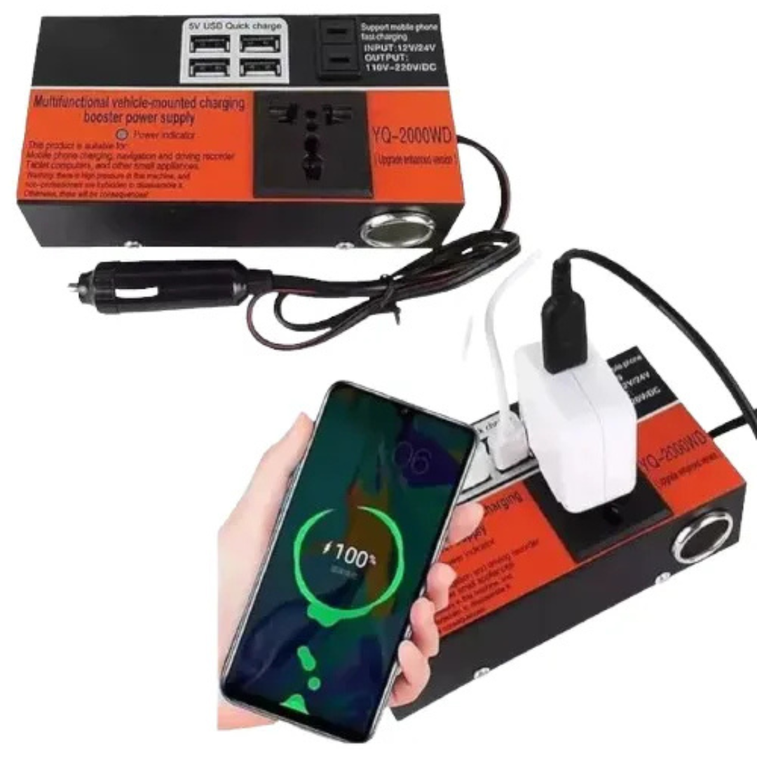 Inversor De Corriente 1224v A 110v