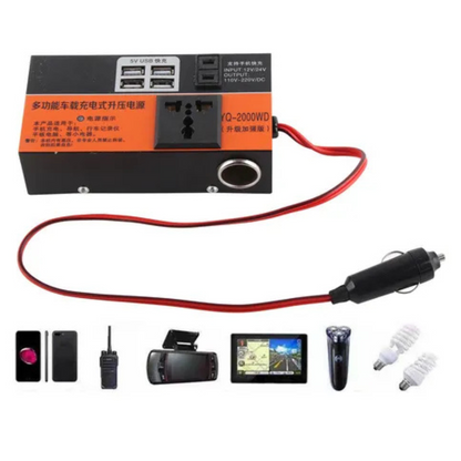 Inversor De Corriente 1224v A 110v